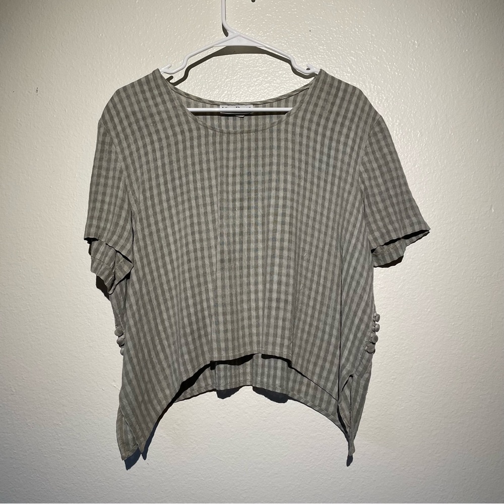Vintage Gingham Top